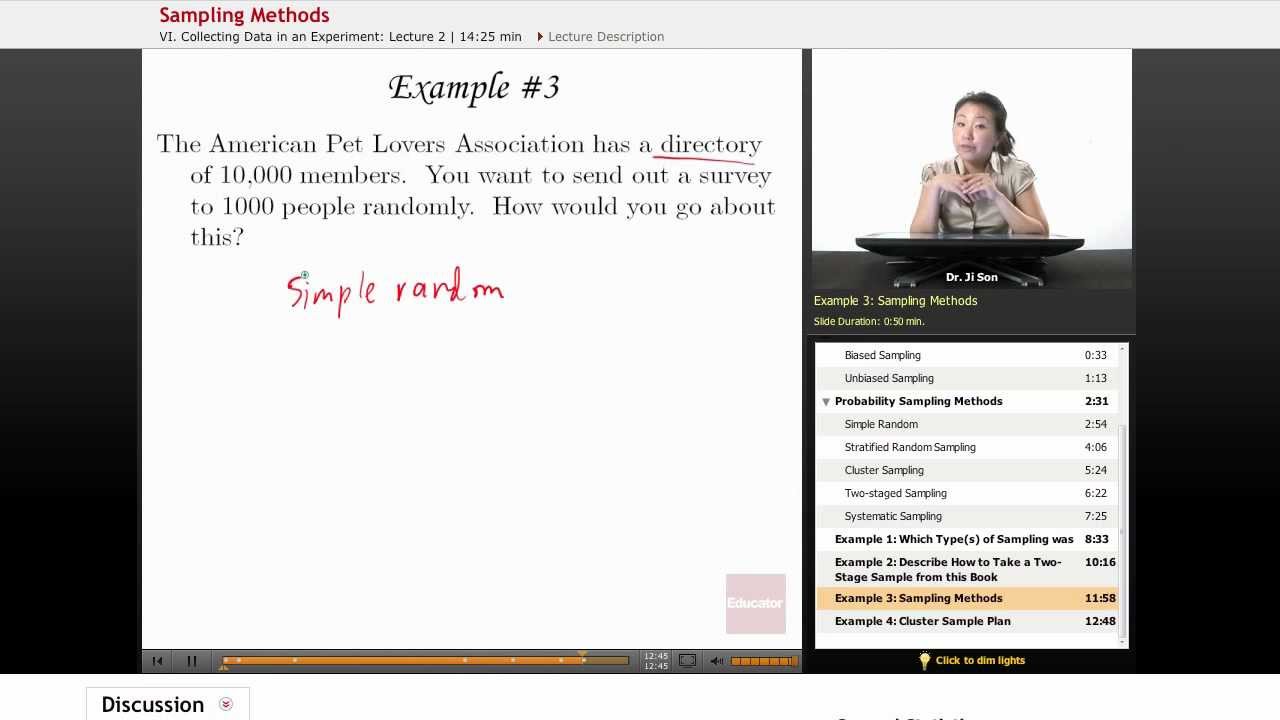 "Simple Random Sampling Method" | Statistics with Educator ...