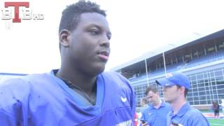 Jay Ferguson following LA Tech's 2016 Spring Game