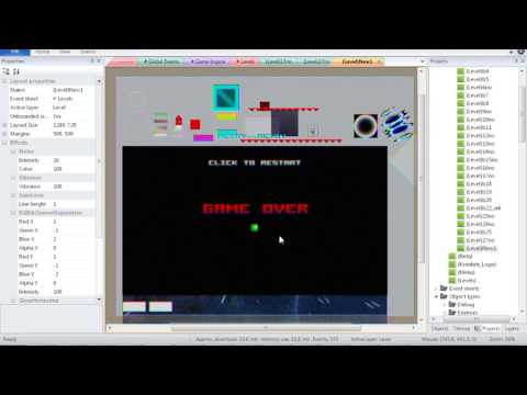 This is how i design levels with Construct 2 for Cube Rampage