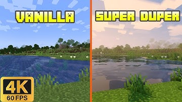 Vanilla vs Super Duper Vanilla | Shader Comparison [ 4K 60FPS ]