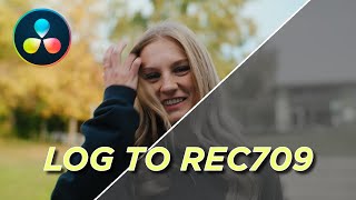 How to convert LOG TO REC709 // 4 Easy Methods in Davinci Resolve