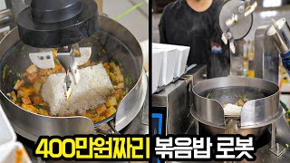 400만원짜리 볶음밥 해주는 알파고 로봇을 흑우했습니다..ㅋㅋㅋ