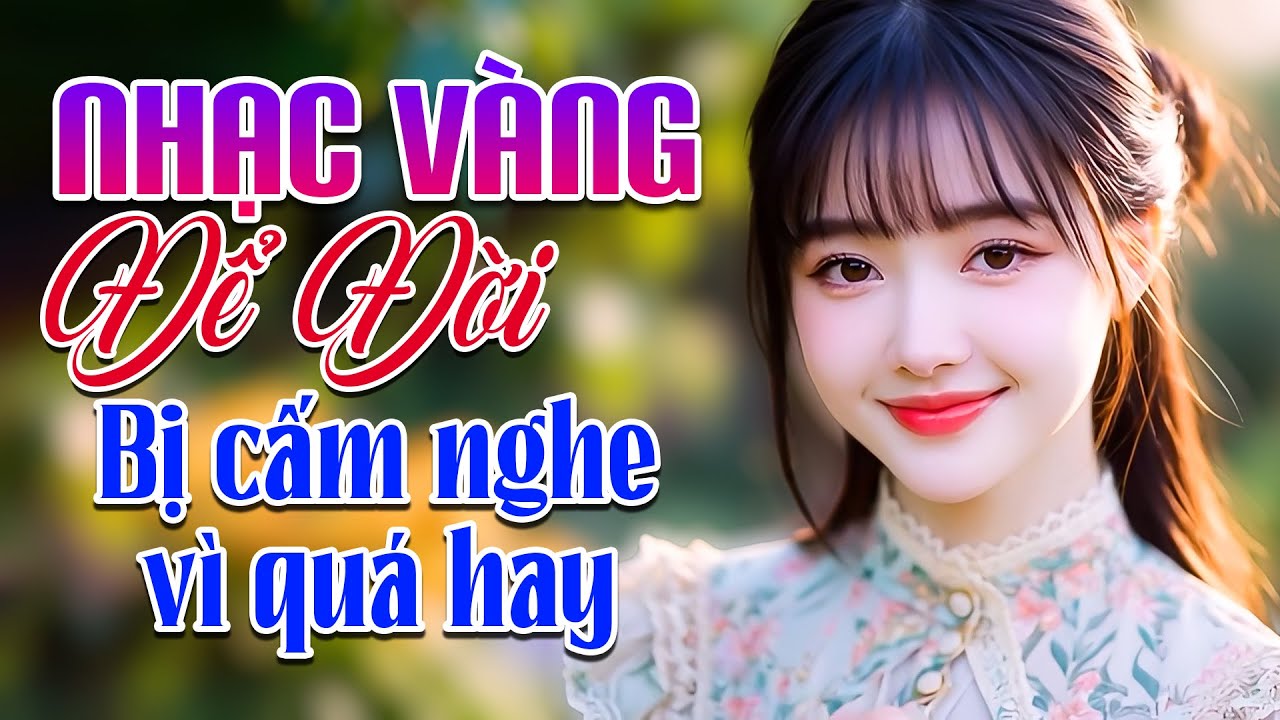Nhạc Vàng Để Đời BỊ CẤM NGHE VÌ QUÁ HAY - LK Bolero Sến Xưa CÓ LỜI KARAOKE HÁT THEO