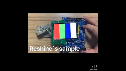 Reshine 3.5 inch 320x480 vertical tft lcd display with MCU interface