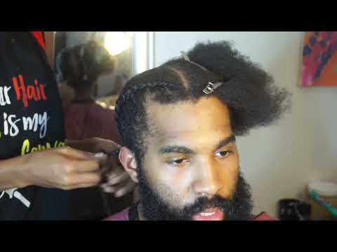 men's-natural-hair-journey-|-two-braids-with-@slayeddbydeanyy-#jtshairjourney