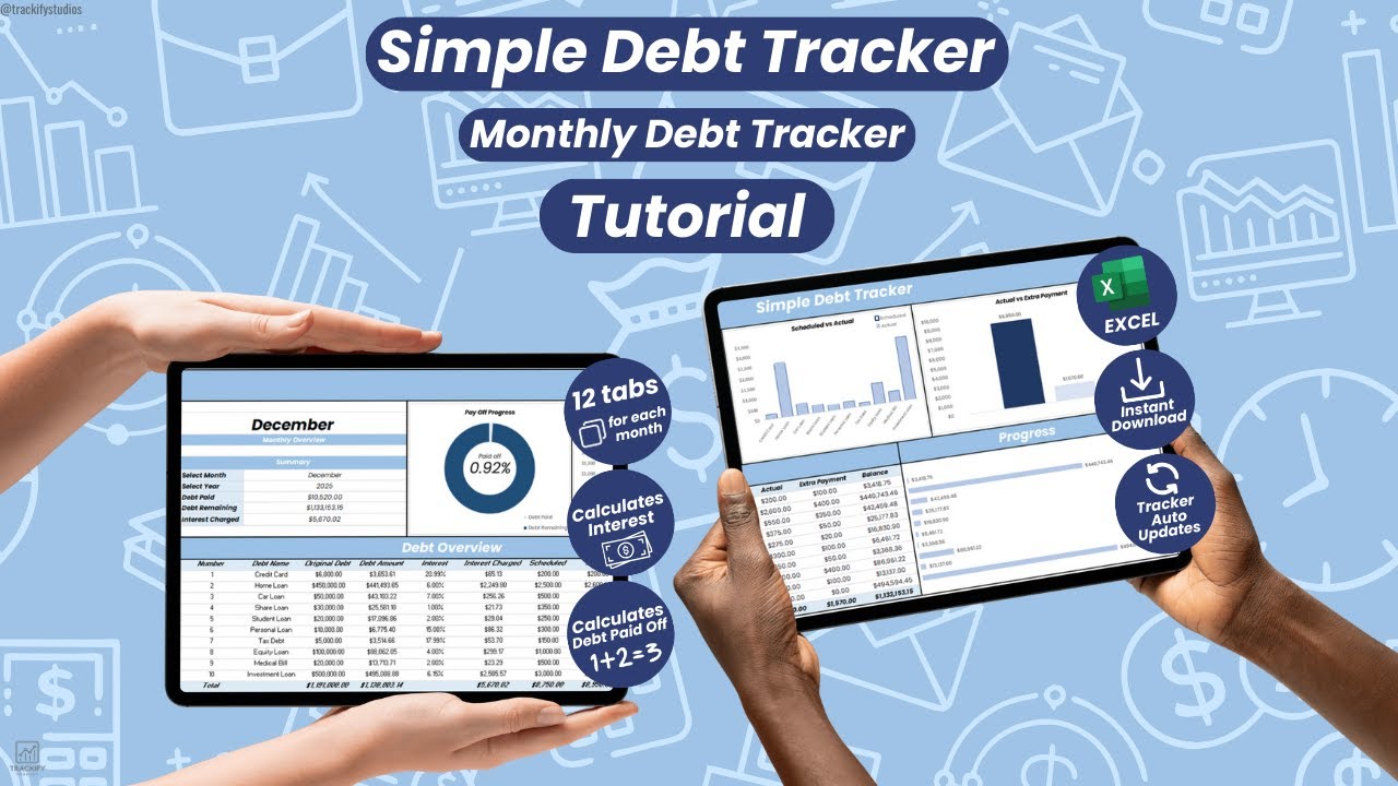 Simple Monthly Debt Tracker - Tutorial