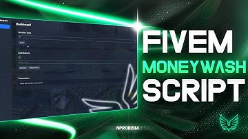 FiveM Money Laundering ( Money Wash ) [QBCORE, ESX]