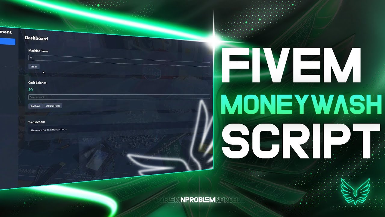 FiveM Money Laundering ( Money Wash ) [QBCORE, ESX]
