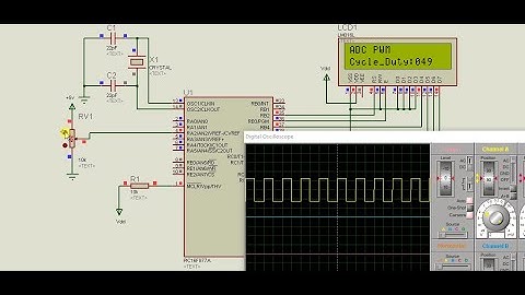 (Demo) Generate Variable Duty Cycle PWM using pic microcontroller
