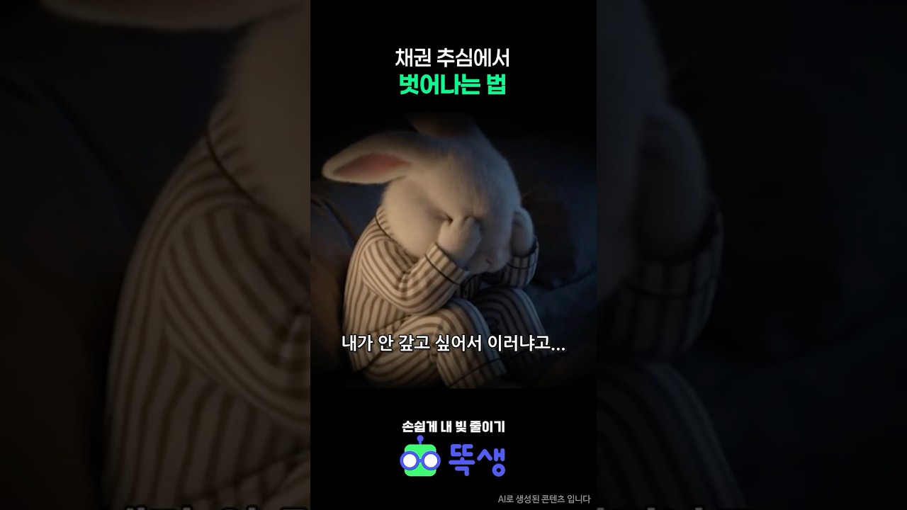 채권 추심에서 벗어나는 법