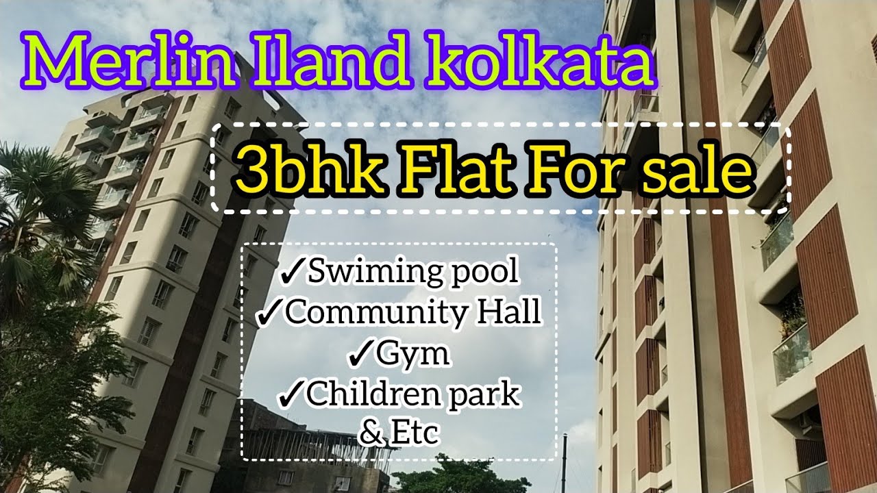 3bhk Ownership flat With Parking// Merlin Iland kolkata// 