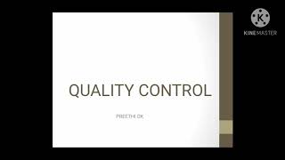 Quality control , industrial engineering , module 3