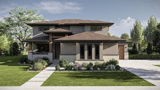 Modern Prairie Style House Plan | Hollandale