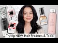 Trying NEW Hair Products &amp; Tools for Blowouts!