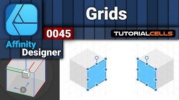 0045. Grids & Isometric and axonometric grids in Affinity designer