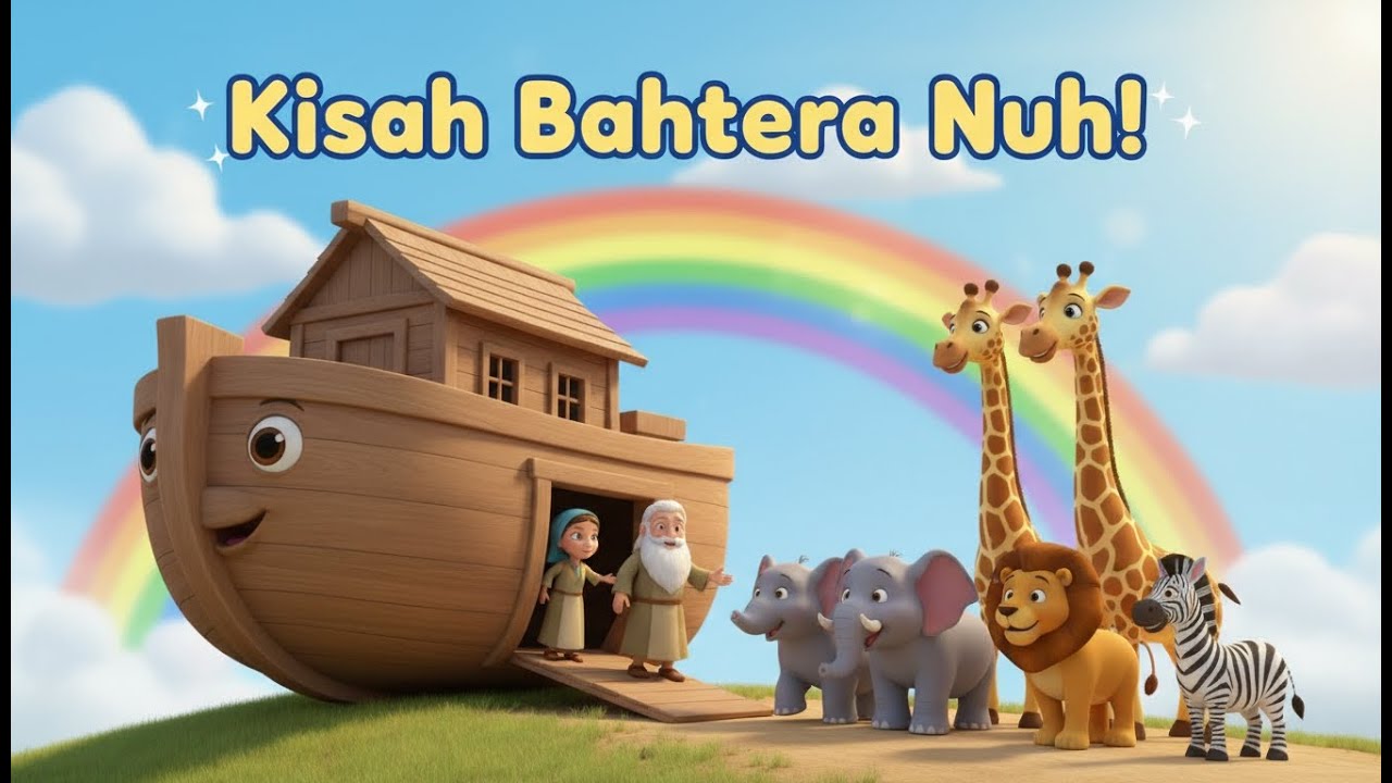 KISAH BAHTERA NABI NUH - Cerita Alkitab untuk Anak