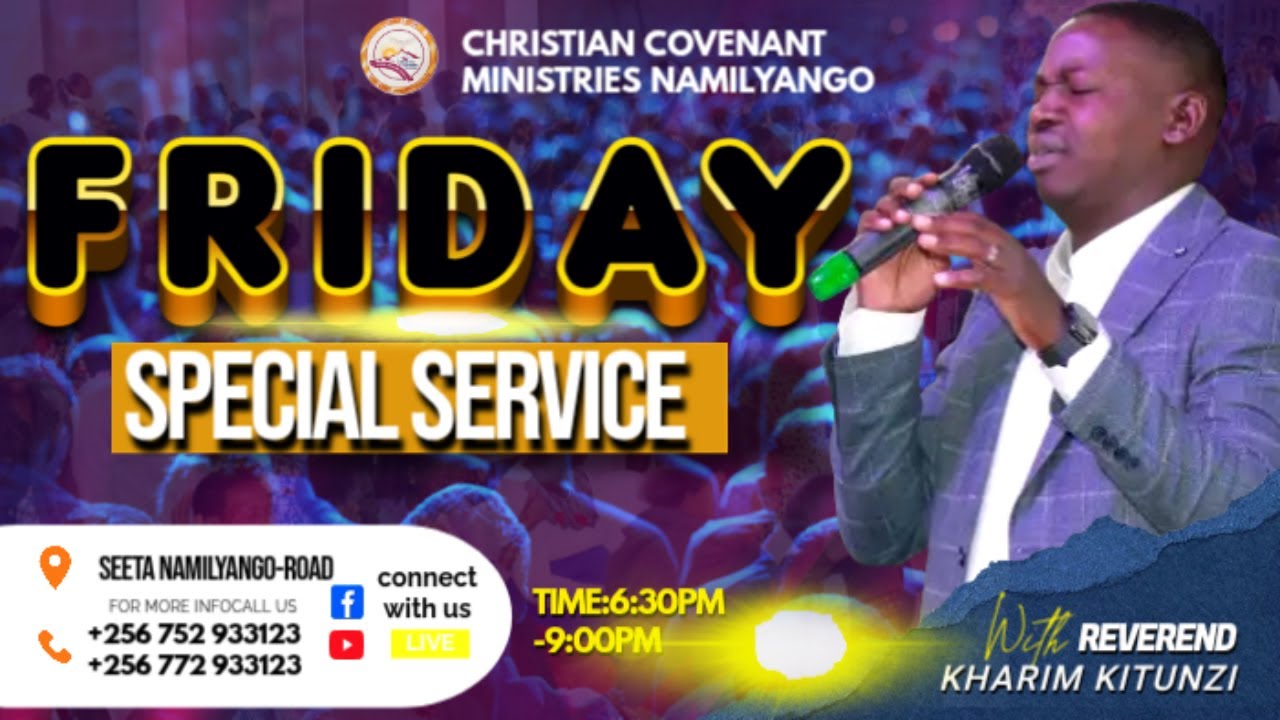 FRIDAY SPECIAL SERVICE LIVE || REV.KHARIM KITUNZI
