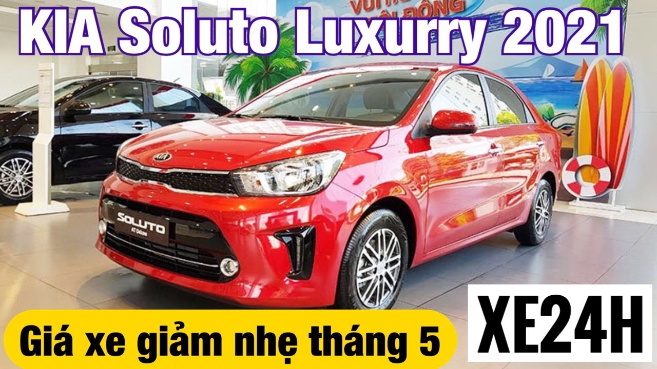 KIA Soluto 2021 luxury, Giá xe và lăn bánh giảm nhẹ - YouTube