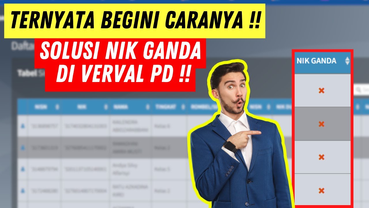 SOLUSI NIK GANDA VERVAL PD | TERBARU - RESIDU VERVAL PD