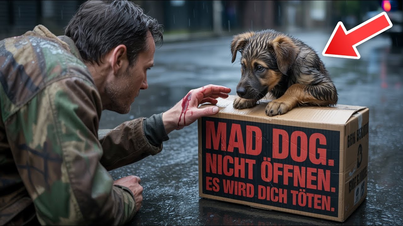 Ausgesetzt in einer Kiste mit der Aufschrift „Gefährlich“ – bis ein Marine-Veteran ihn rettete