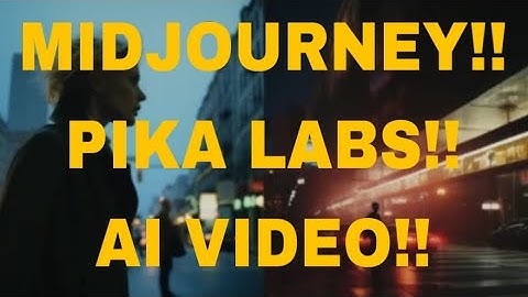 MIDJOURNEY | PIKA LABS AI VIDEO! #midjourney #pikalabs #ai
