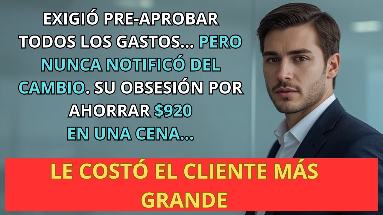 MI JEFE CAMBIÓ LA POLÍTICA DE GASTOS SIN AVISAR... ASÍ QUE EL CLIENTE TUVO QUE PAGAR LA CENA
