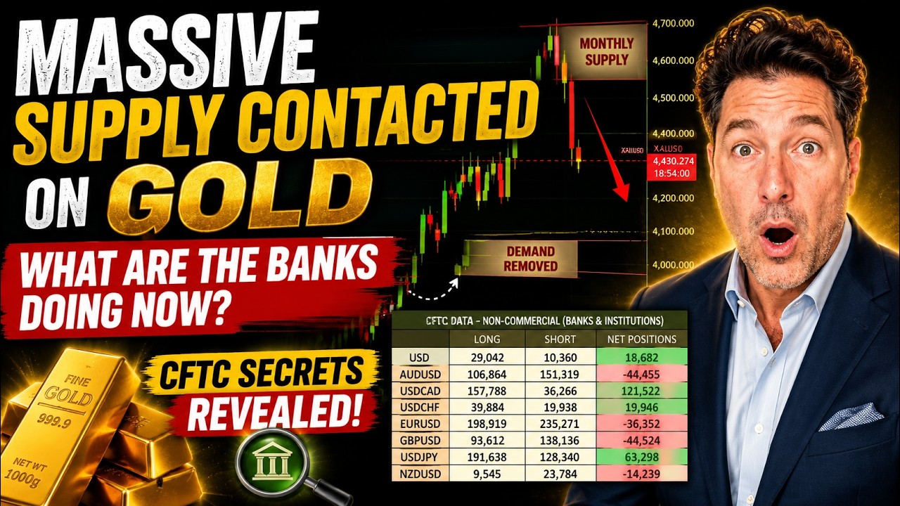 π₯π¨ CFTC DATA JUST GOT VERY INTERESTING! | GOLD HITS MONTHLY SUPPLY π¦π