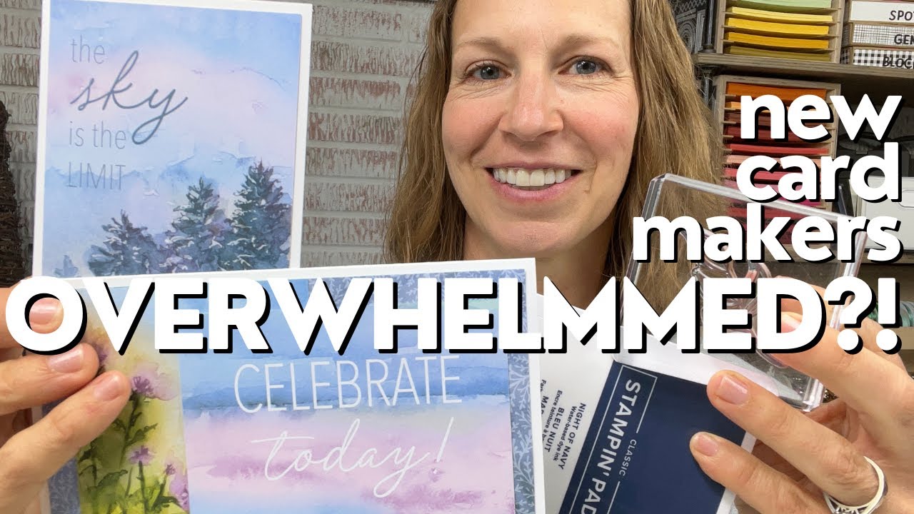 OVERWHELMED?! Absolute Beginner's Guide To Card Making Supplies YouTube