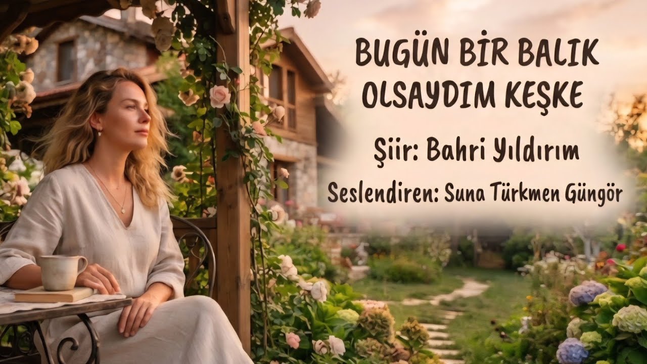 BUGÜN BİR BALIK OLSAYDIM KEŞKE / Bahri Yıldırım - Seslendiren: Suna Türkmen Güngör 