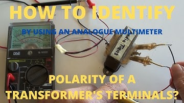 How To Identify Polarity Of Transformer