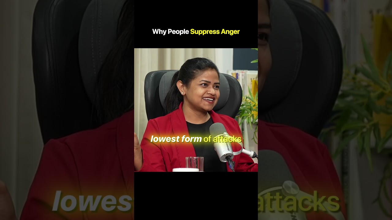 Why Do People Suppress Anger? 😳🤯 #kushallodha #shorts #fyp #explorepage