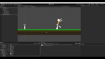 Unity ML agent 2D walk