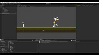 Unity ML agent 2D walk