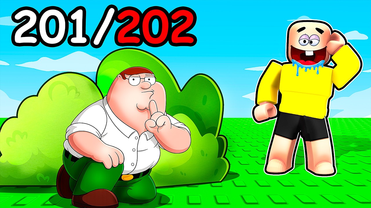 I found ALL 202 FAMILY GUYS in Roblox!