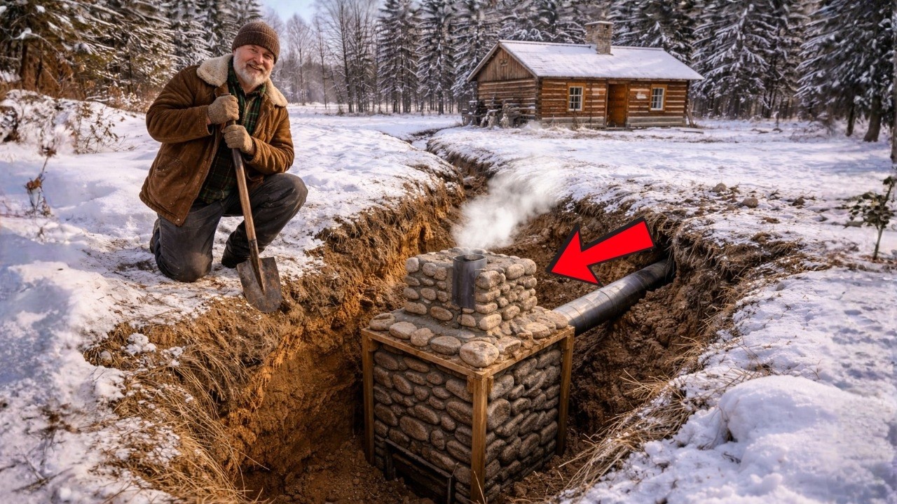 Neighbors Mocked His Buried Chimney — Until That Heated an Entire Compound