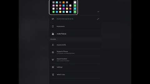 Find skype id in mobile app