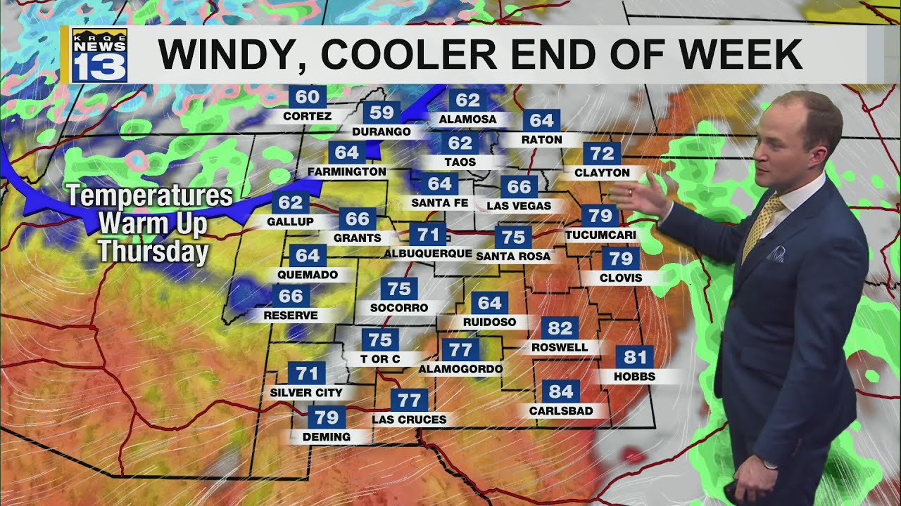 Winds pick up with warmer temperatures Thursday