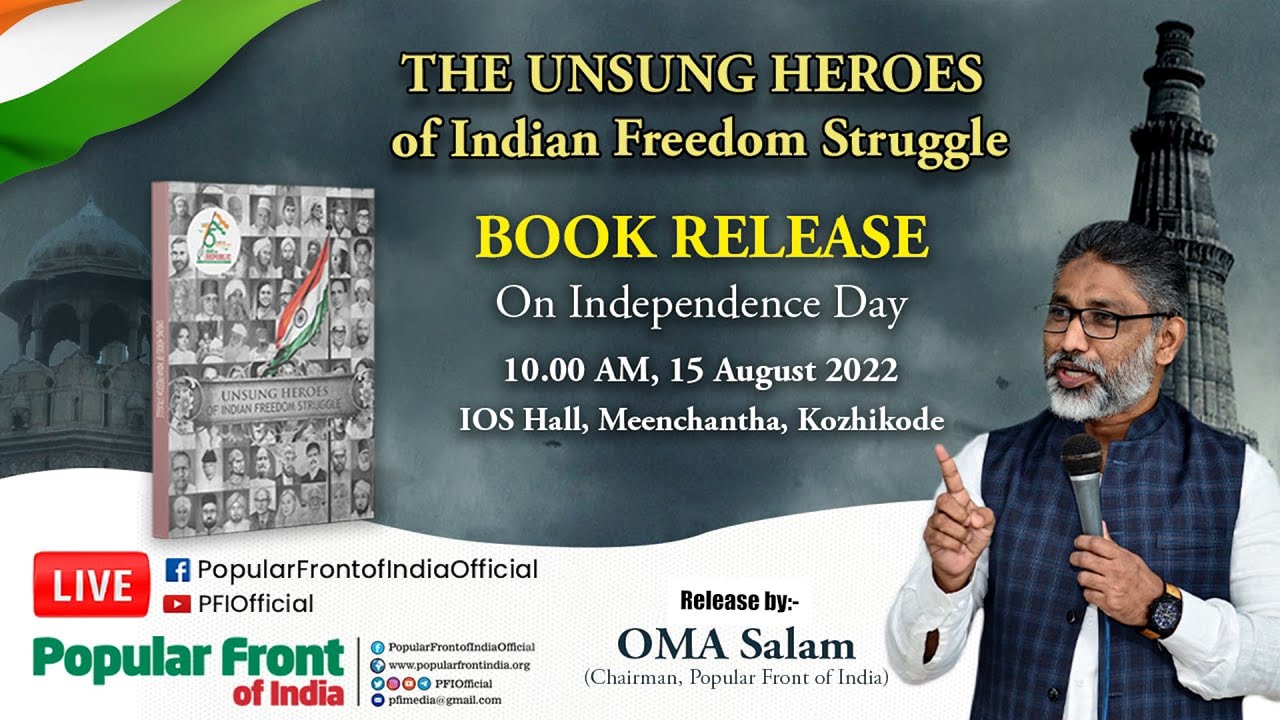 The Unsung Heroes of Indian Freedom Struggle || Book Release || 10 AM ...