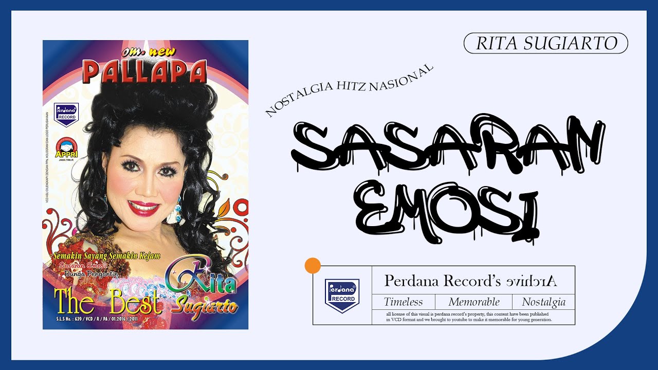 Rita Sugiarto ft New Pallapa - Sasaran Emosi (Official Music Video)