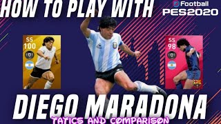 How To Use D.Maradona Perfectly in PES20 | TUTORIAL | MUTANT GAMING