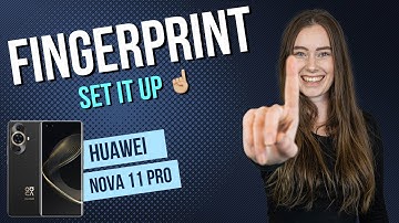 Huawei nova 11 Pro - How to set up Fingerprint • 📱 • 👆🏼 • 🔐 • Tutorial