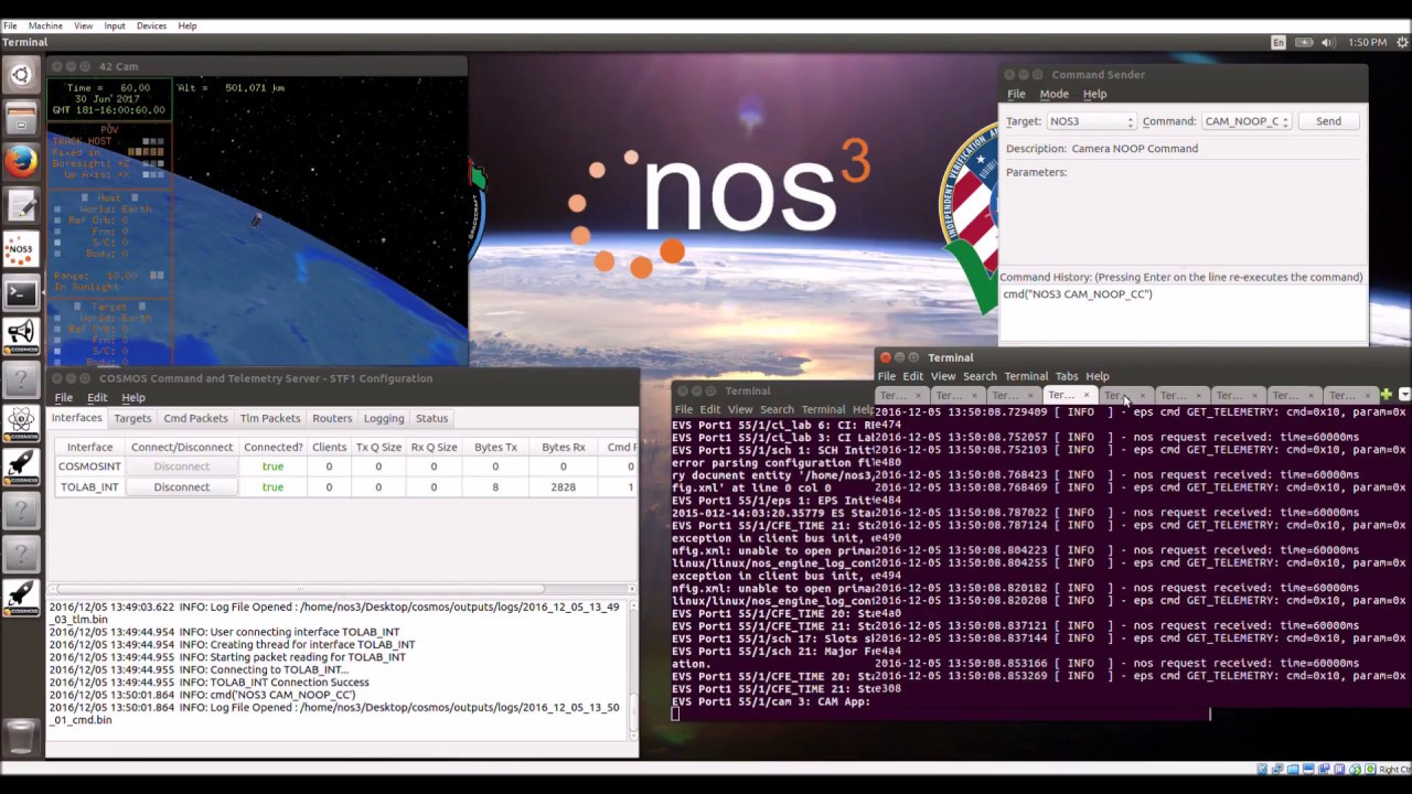Nasa operational simulator for small satellites nos3 demo youtube