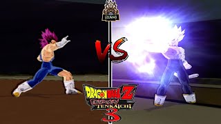 Vegeta vs Vegeta AF - Choque de poderes - Dragon Ball budokai tenkaichi 3 Latino Mods