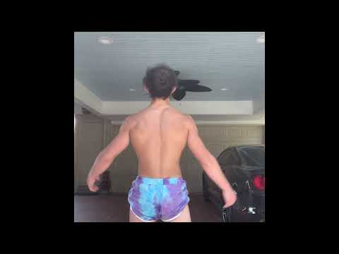 lite posing 11 weeks out, at 14 years old!