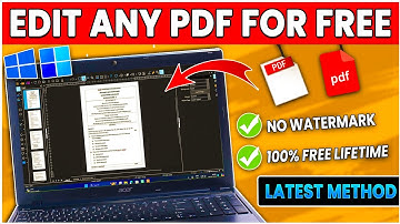 Hoe u elk PDF-bestand op een pc/laptop met Windows kunt bewerken - 2025 gratis | Gratis PDF-edito...