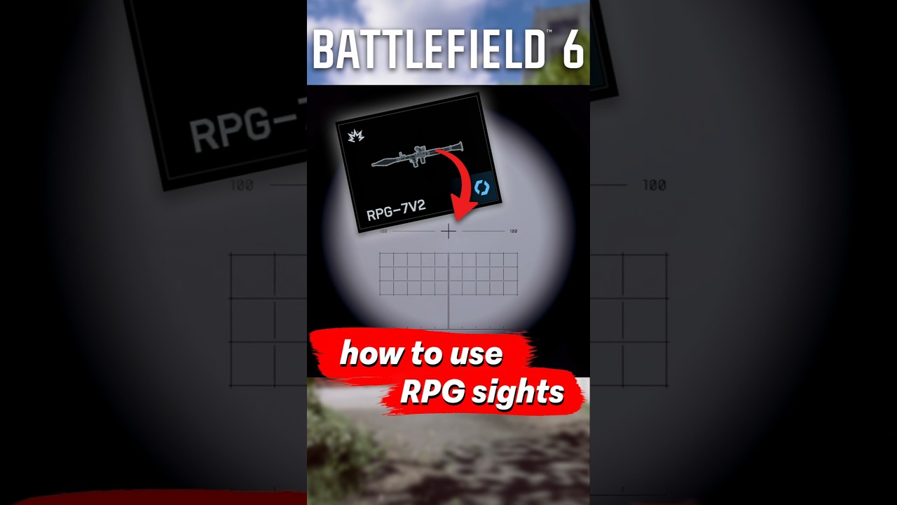 How to use the RPG Sights in Battlefield 6 