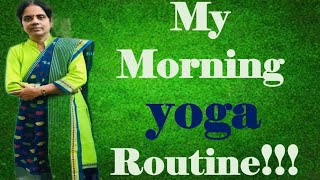 My morning routine yoga