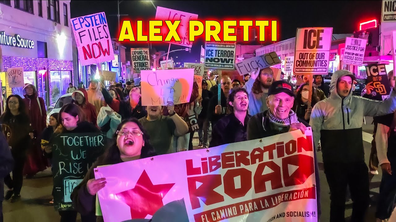 Alex Pretti Emergency Protest Rally & March San Diego