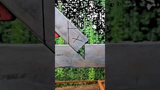 technique for cutting the square tubes strong connection #welding #stickwelding#diy #shorts#ytshorts