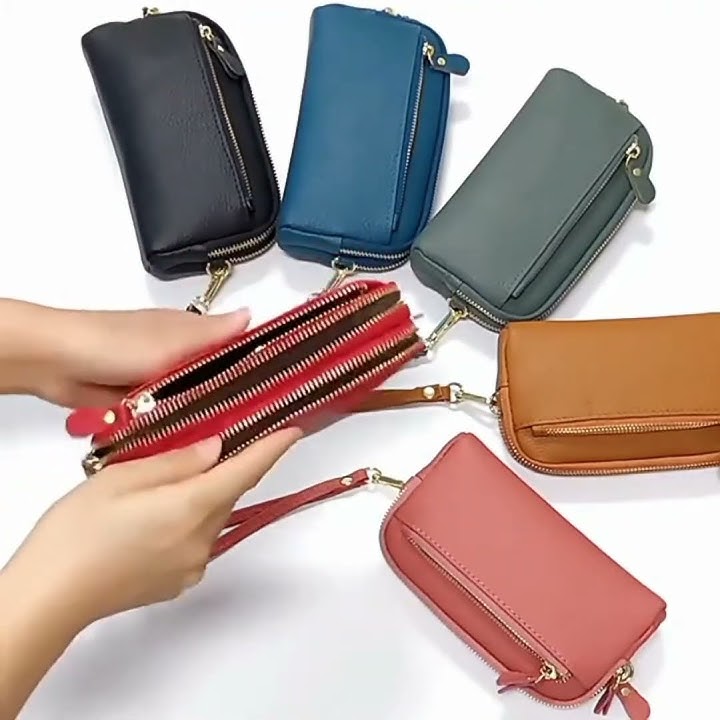 Dompet Hp wanita 3Resleting / Ruang